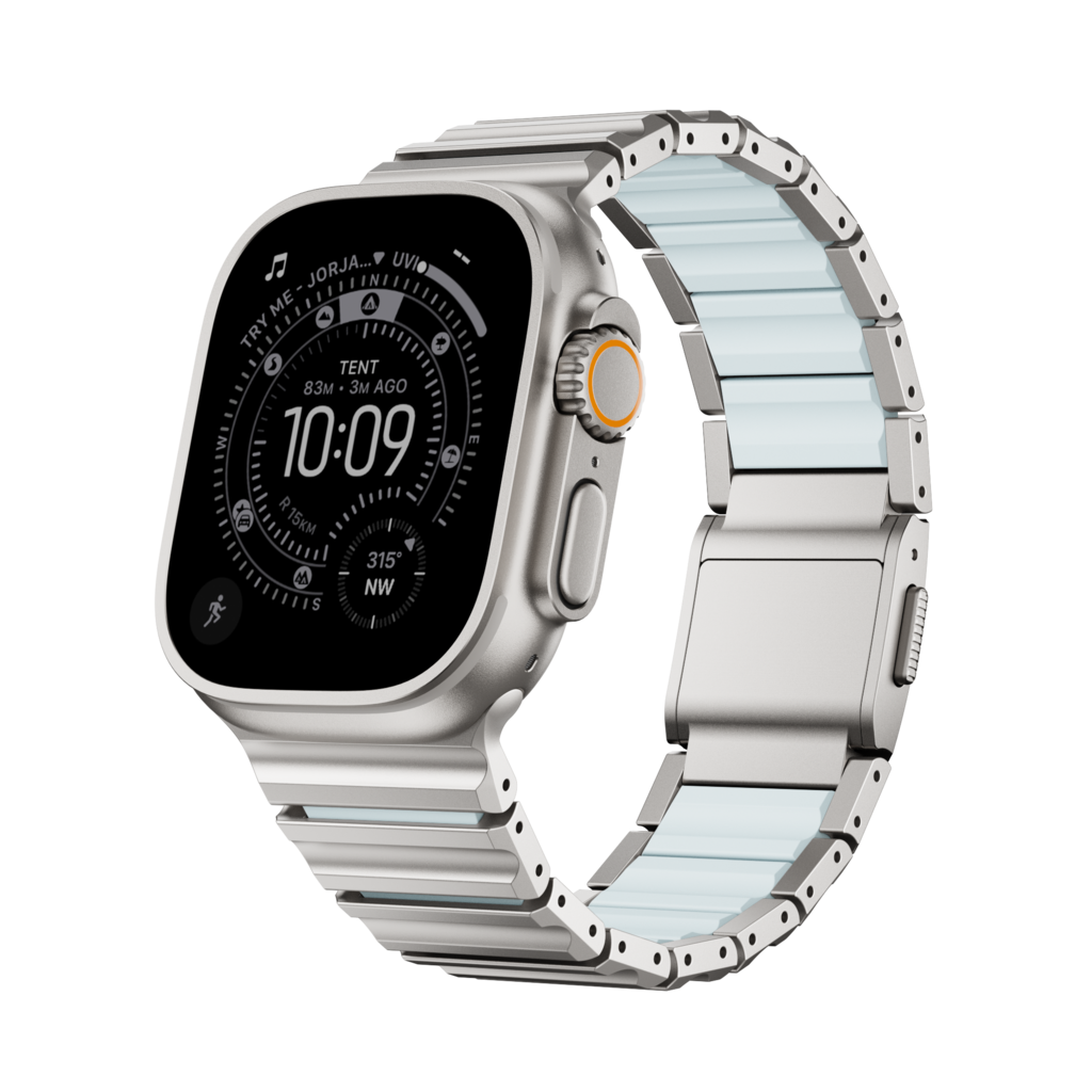 The GEMINI Wave Titanium Band
