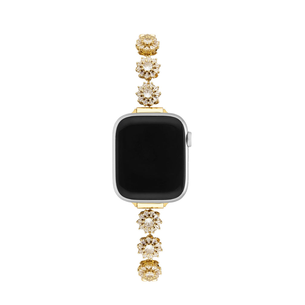 Rotatable Rhinestone Snowflake Watch Band for Apple Watch