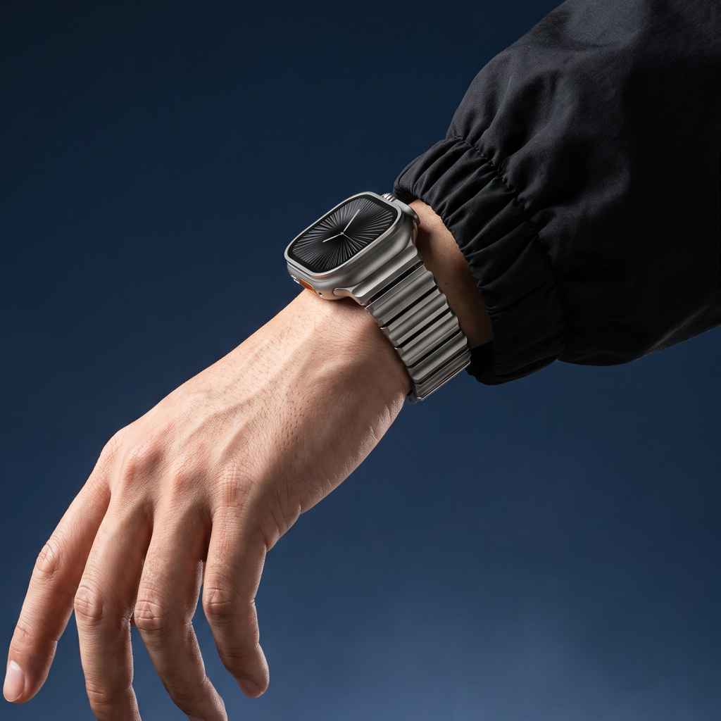 The GEMINI Wave Titanium Band