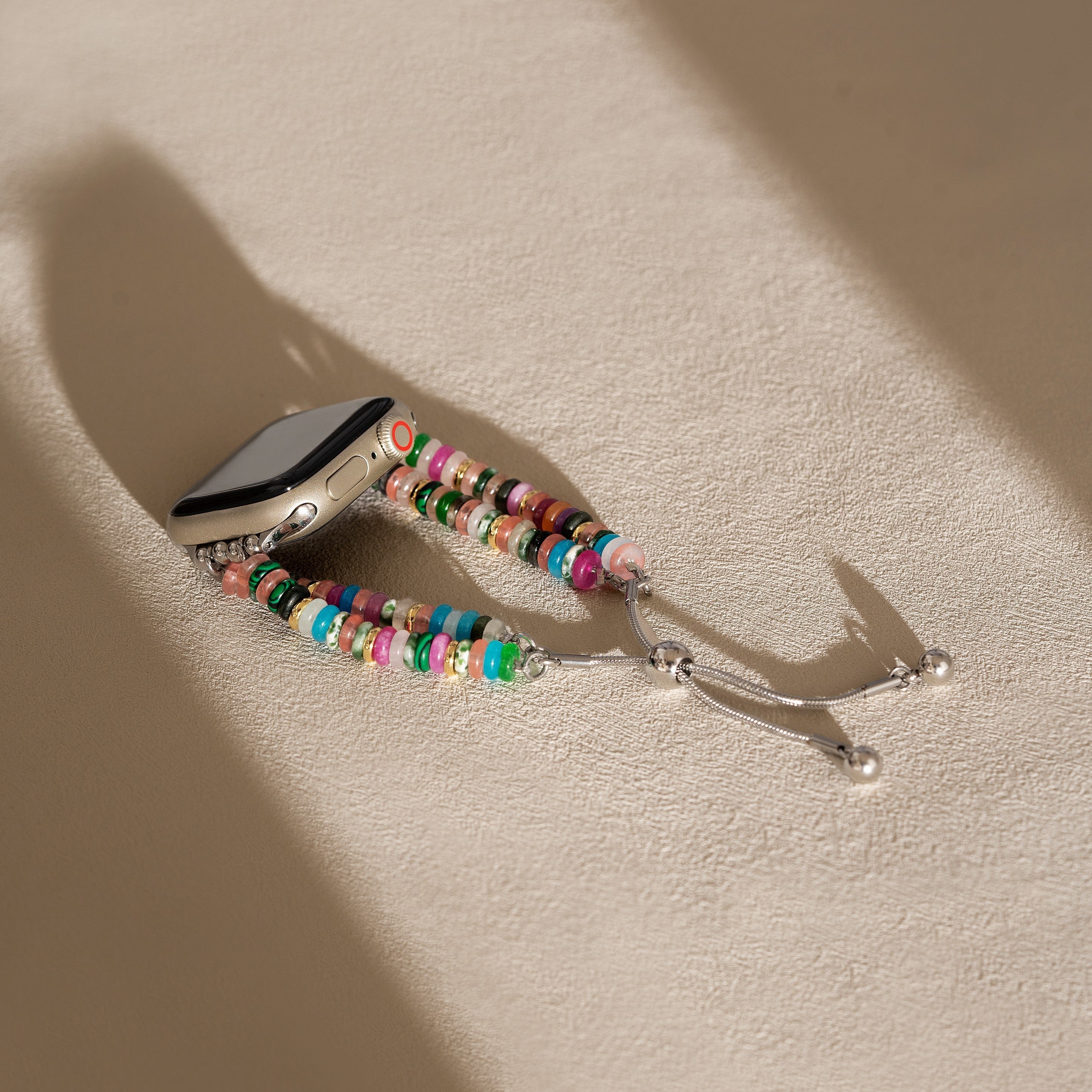 Rainbow Natural Stone Watch Band for Apple Watch