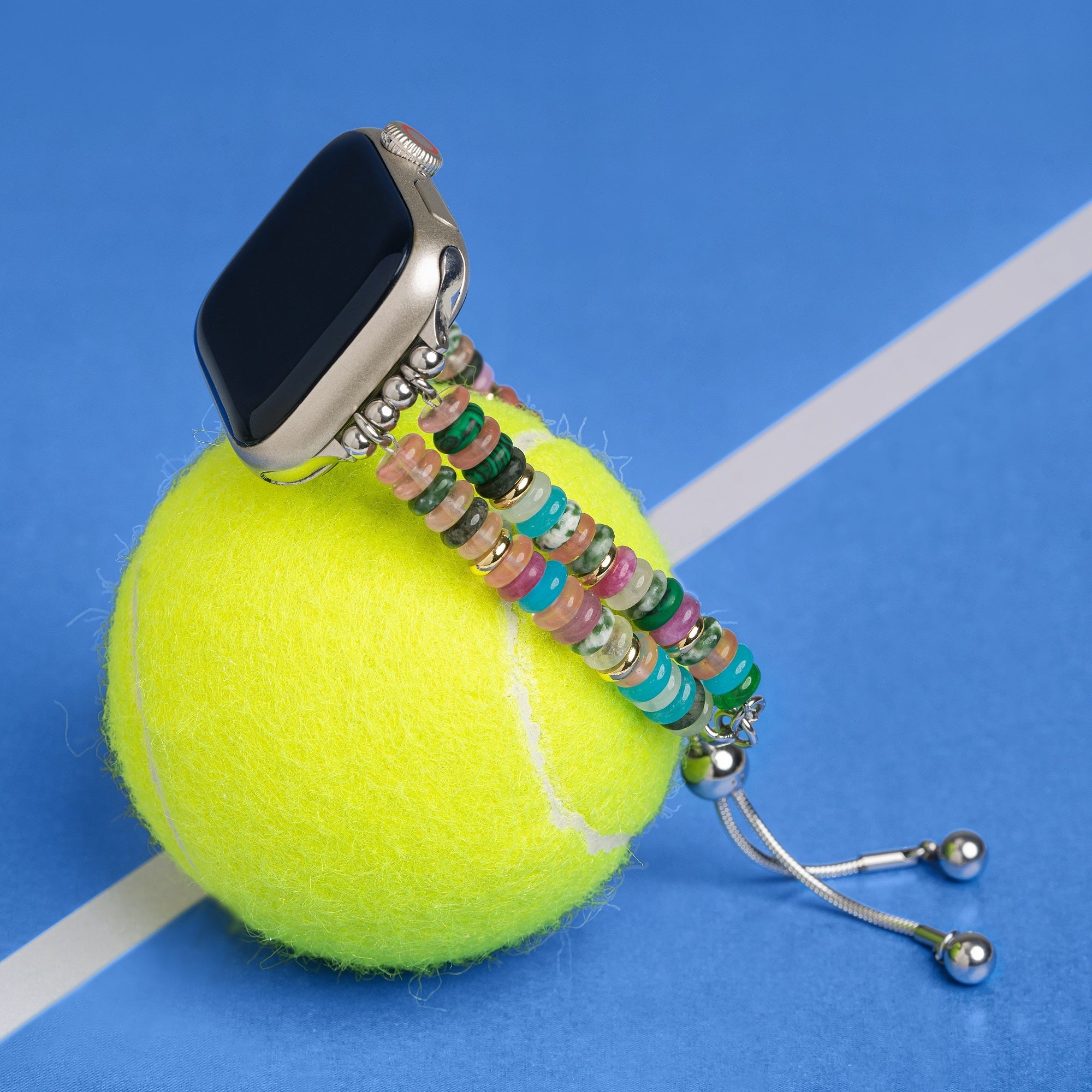 Rainbow Natural Stone Watch Band for Apple Watch