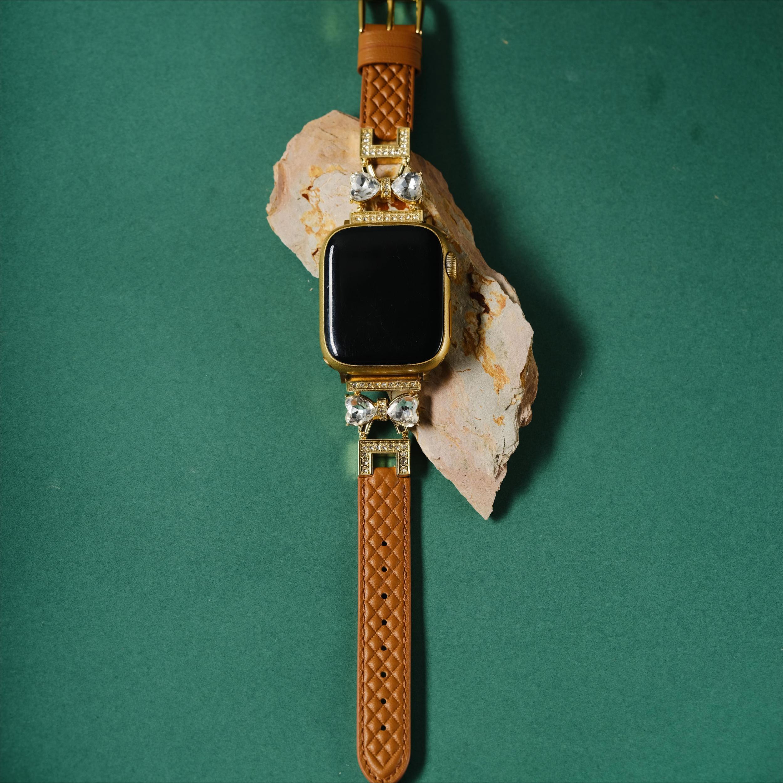 Bowknot Leather Watch Band for Apple Watch