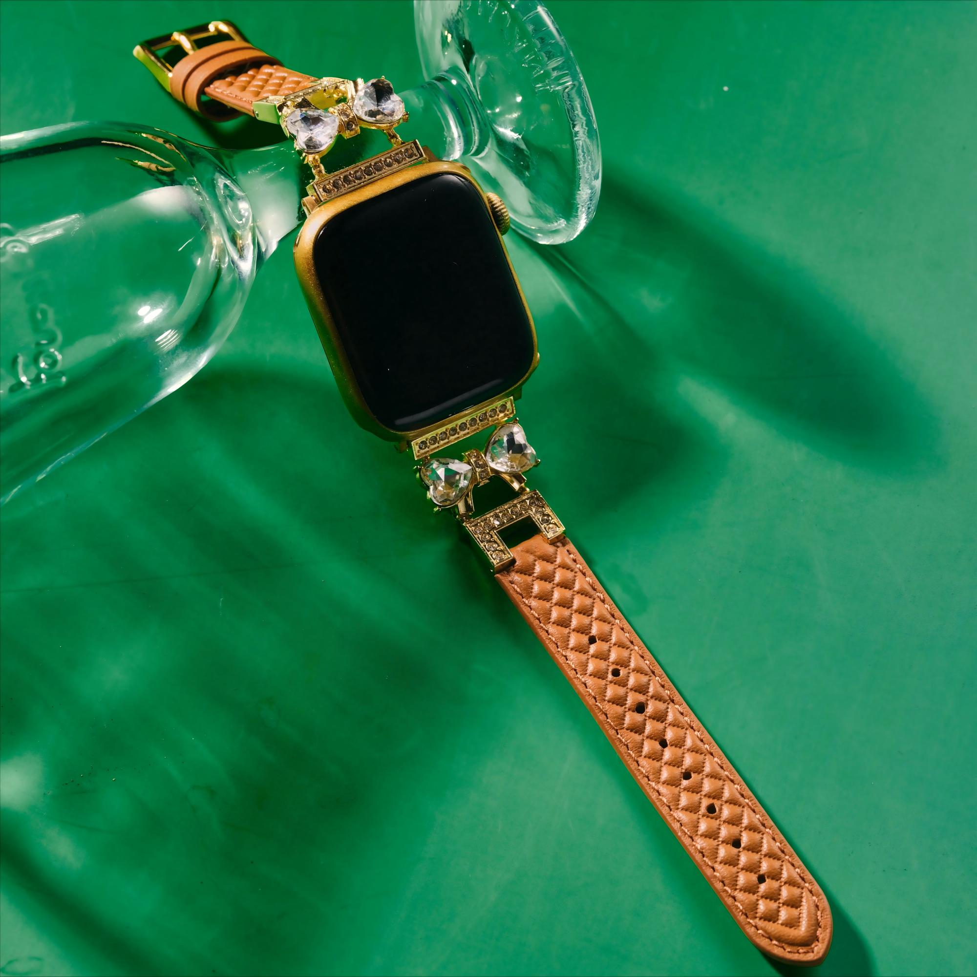 Bowknot Leather Watch Band for Apple Watch