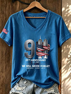 Women's Casual Print Short-Sleeve T-Shirt