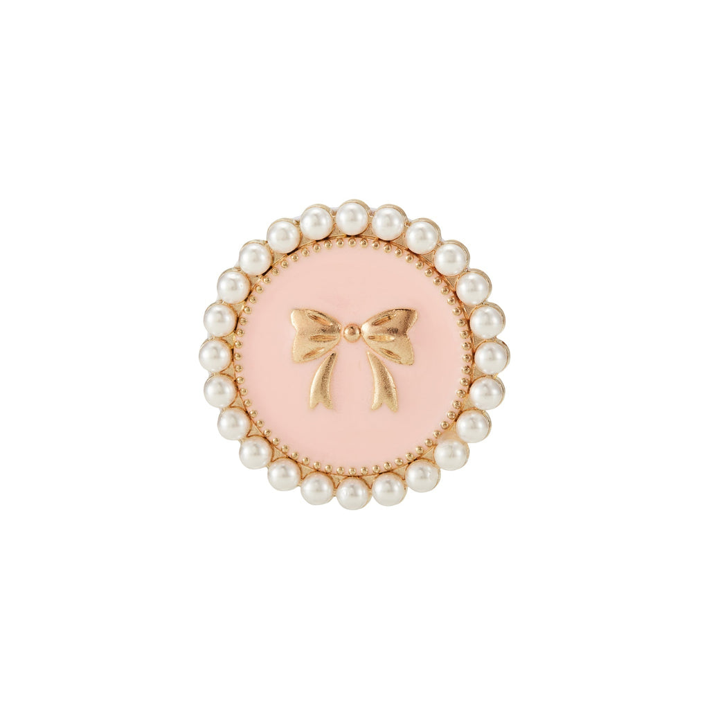 Bowknot Pearl Adhesive Phone Grip