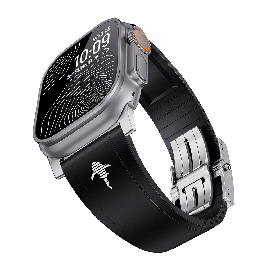 The Shark ¡ª Fine Watchmaking Grade FKM Apple Watch Band