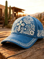 Unisex Western Retro Print Hats