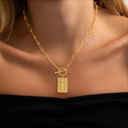 Cross Choker Necklace