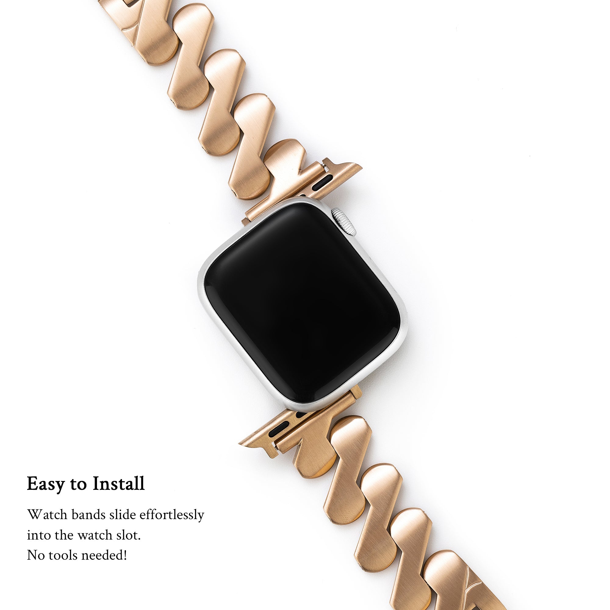 Stainless Steel Geo Watch Band for Apple Watch