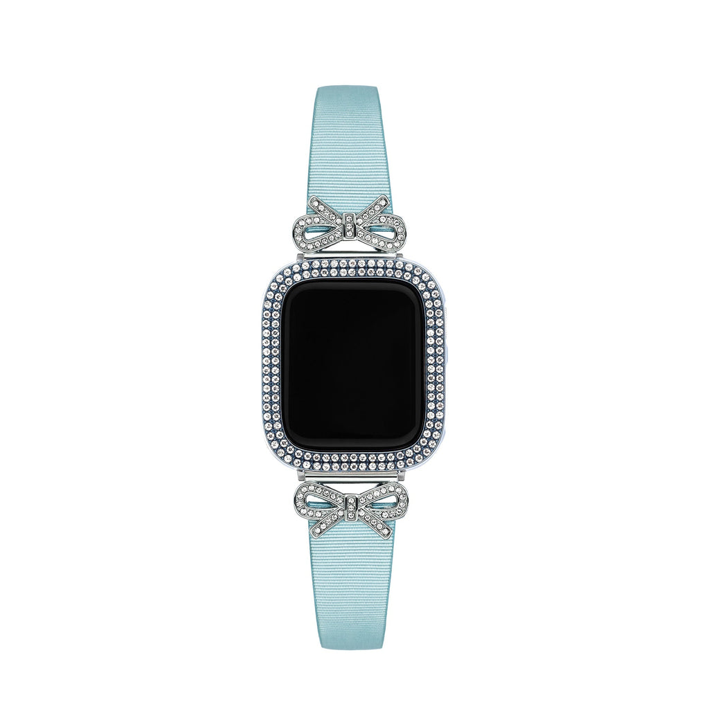 Shiny Rhinestones Half-Wrapped Apple Watch Case