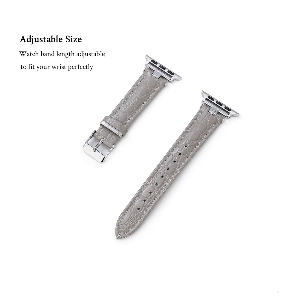 Alligator Print Watch Band for Apple Watch