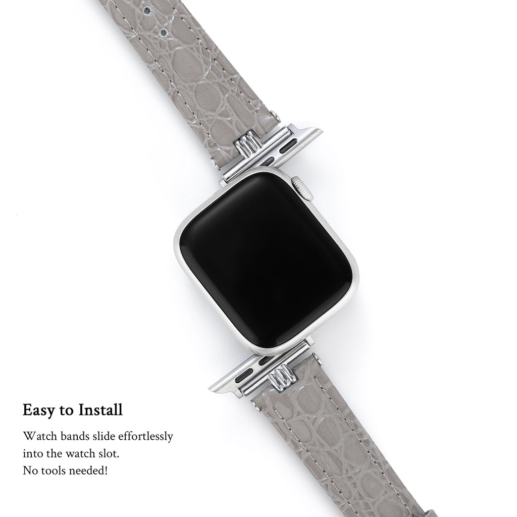 Alligator Print Watch Band for Apple Watch