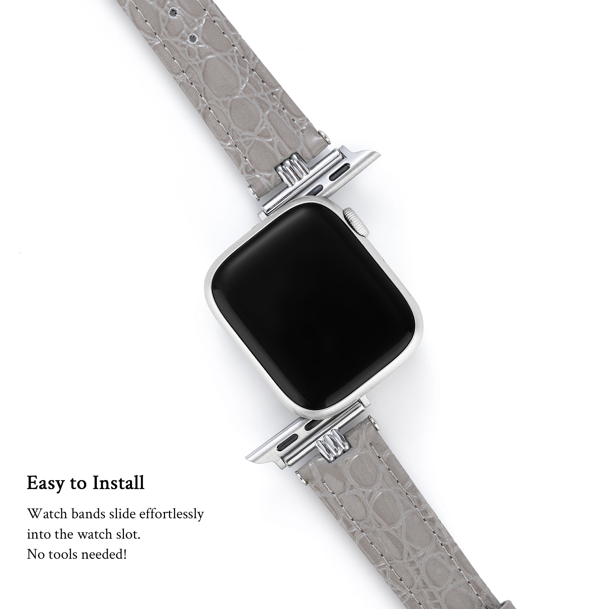 Alligator Print Watch Band for Apple Watch
