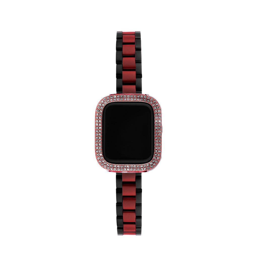 Shiny Rhinestones Half-Wrapped Apple Watch Case