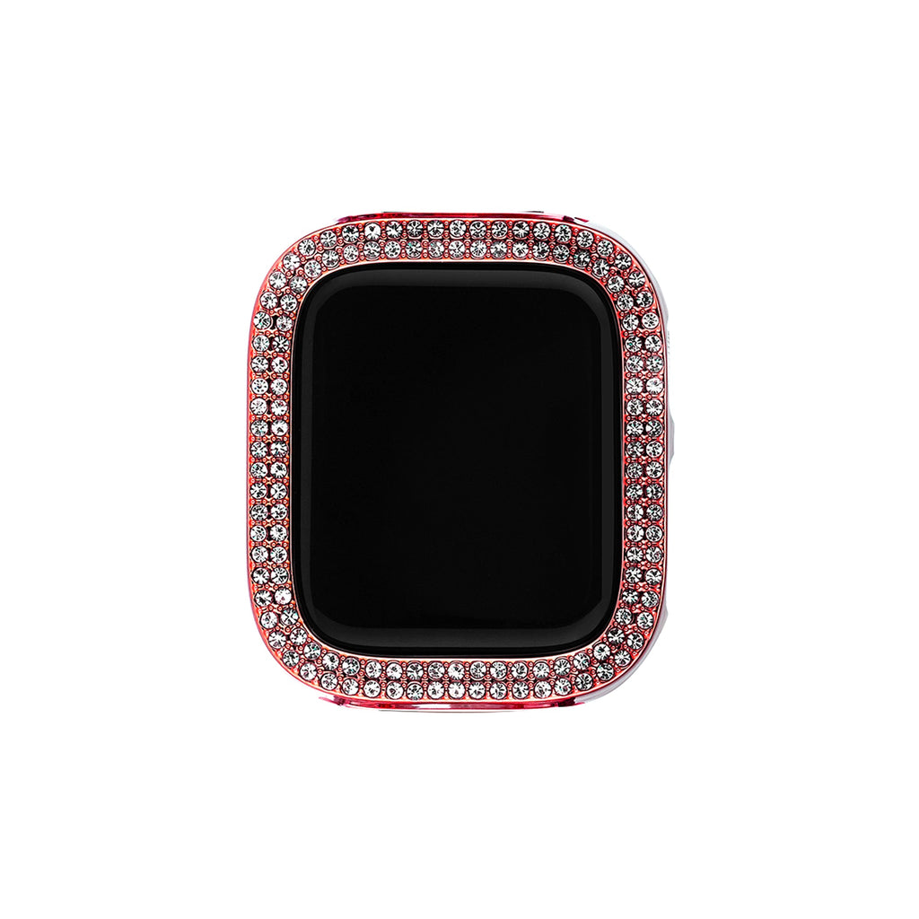 Shiny Rhinestones Half-Wrapped Apple Watch Case