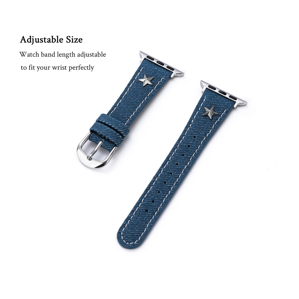 Star Denim Watch Band