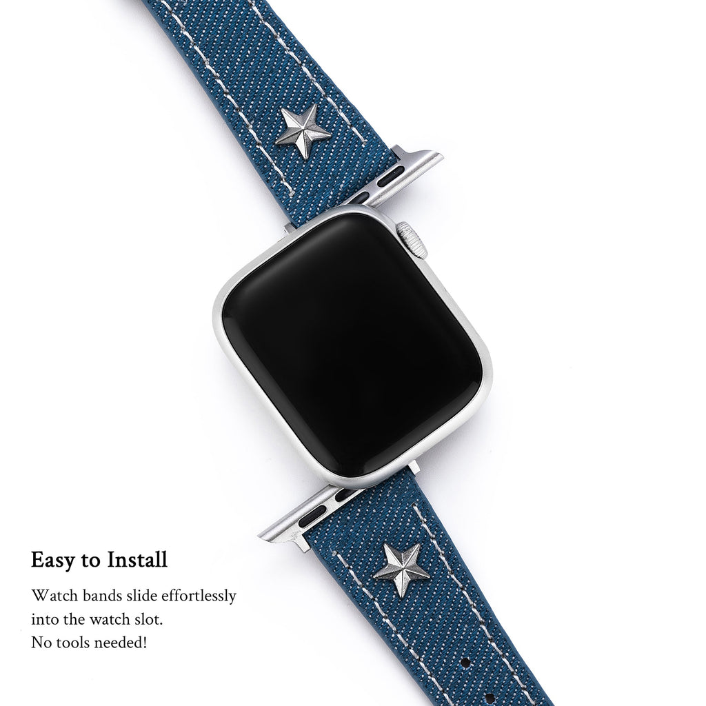 Star Denim Watch Band
