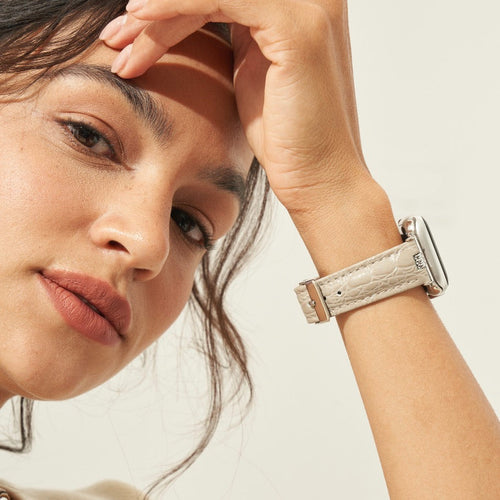 Alligator Print Watch Band for Apple Watch
