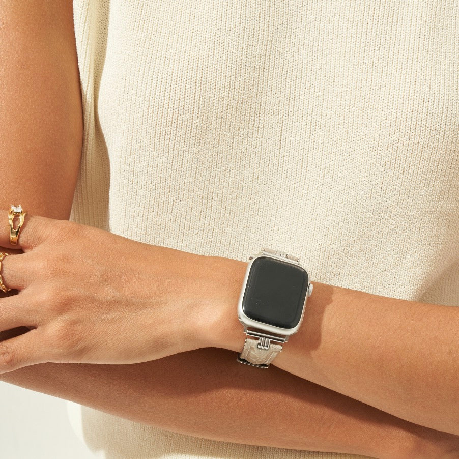 Alligator Print Watch Band for Apple Watch