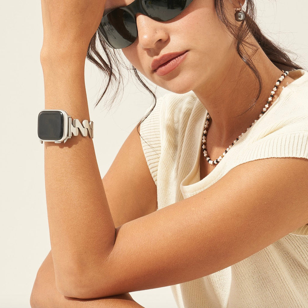 Stainless Steel Geo Watch Band for Apple Watch