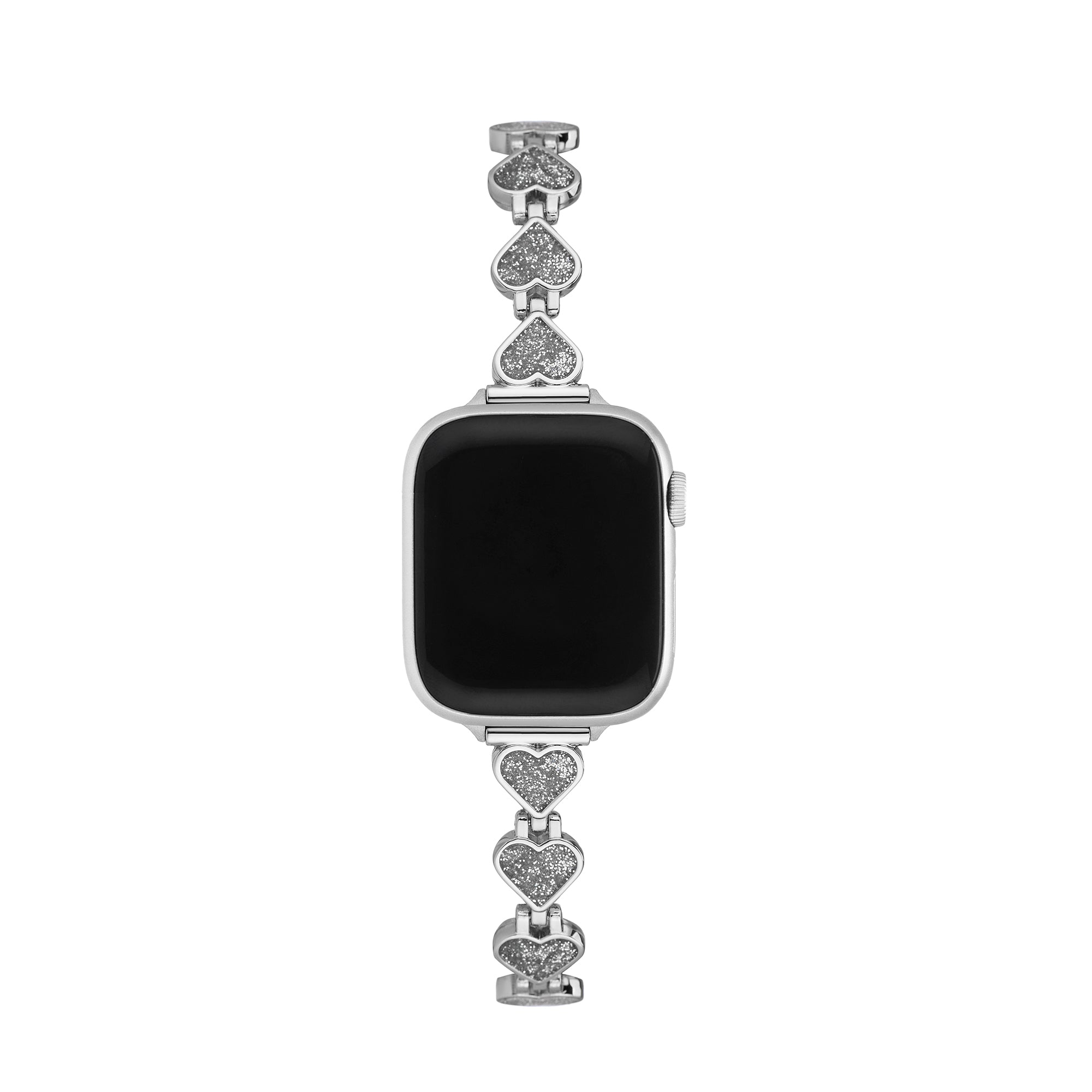 Glitter Love Metal Watch Band for Apple Watch