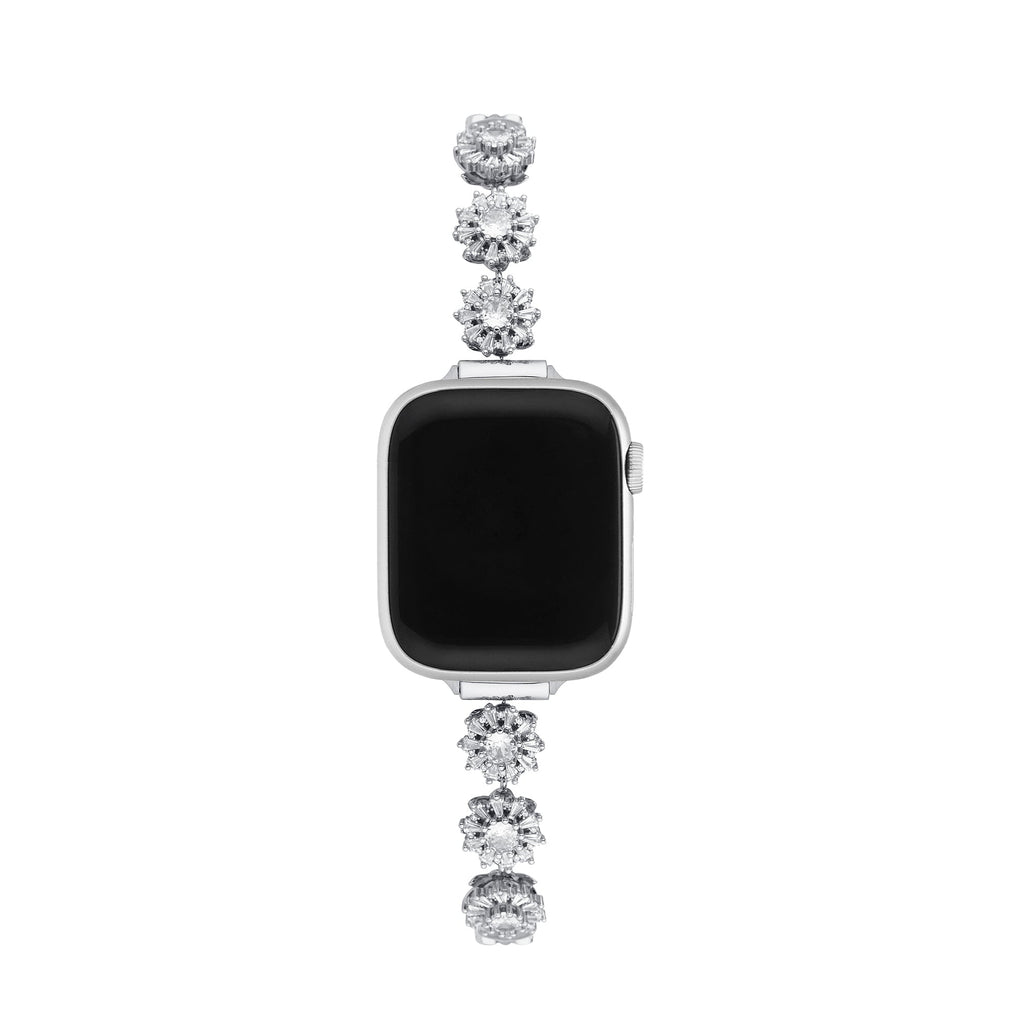 Rotatable Rhinestone Snowflake Watch Band for Apple Watch
