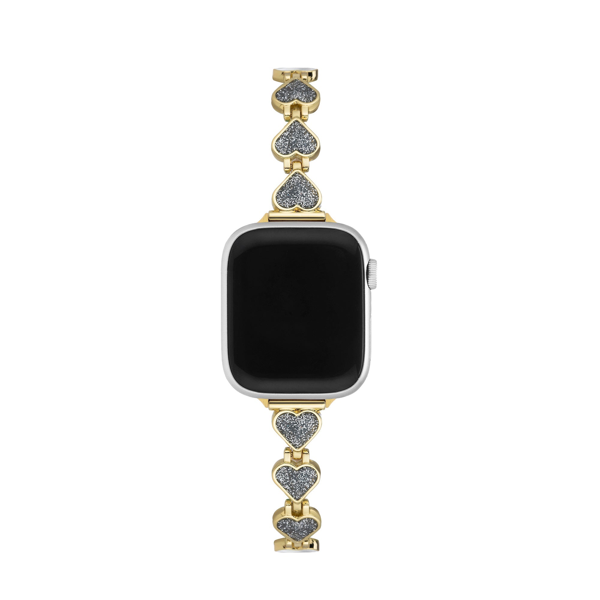 Glitter Love Metal Watch Band for Apple Watch