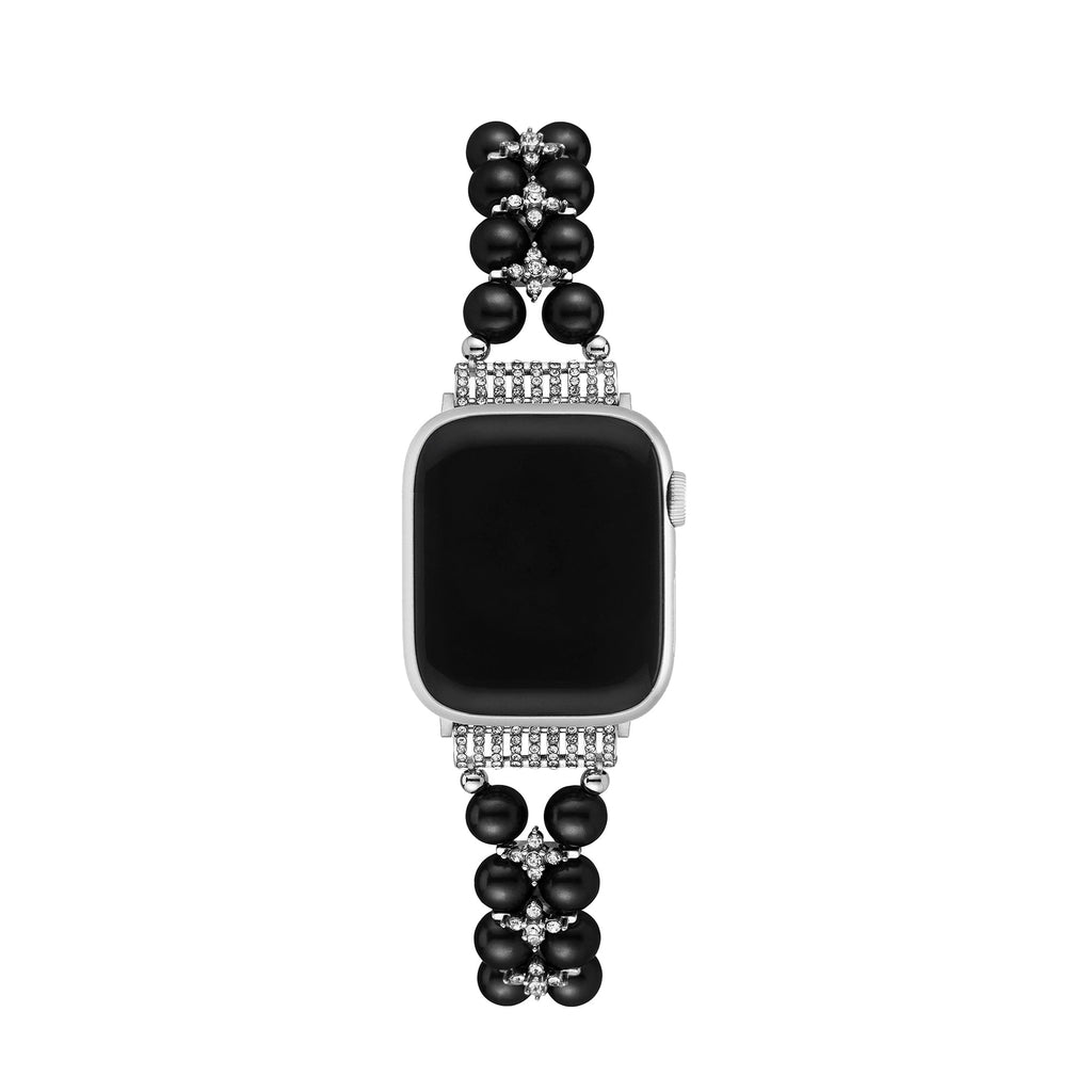 Pearl adorned Rhinestone Watch Band for Apple Watch