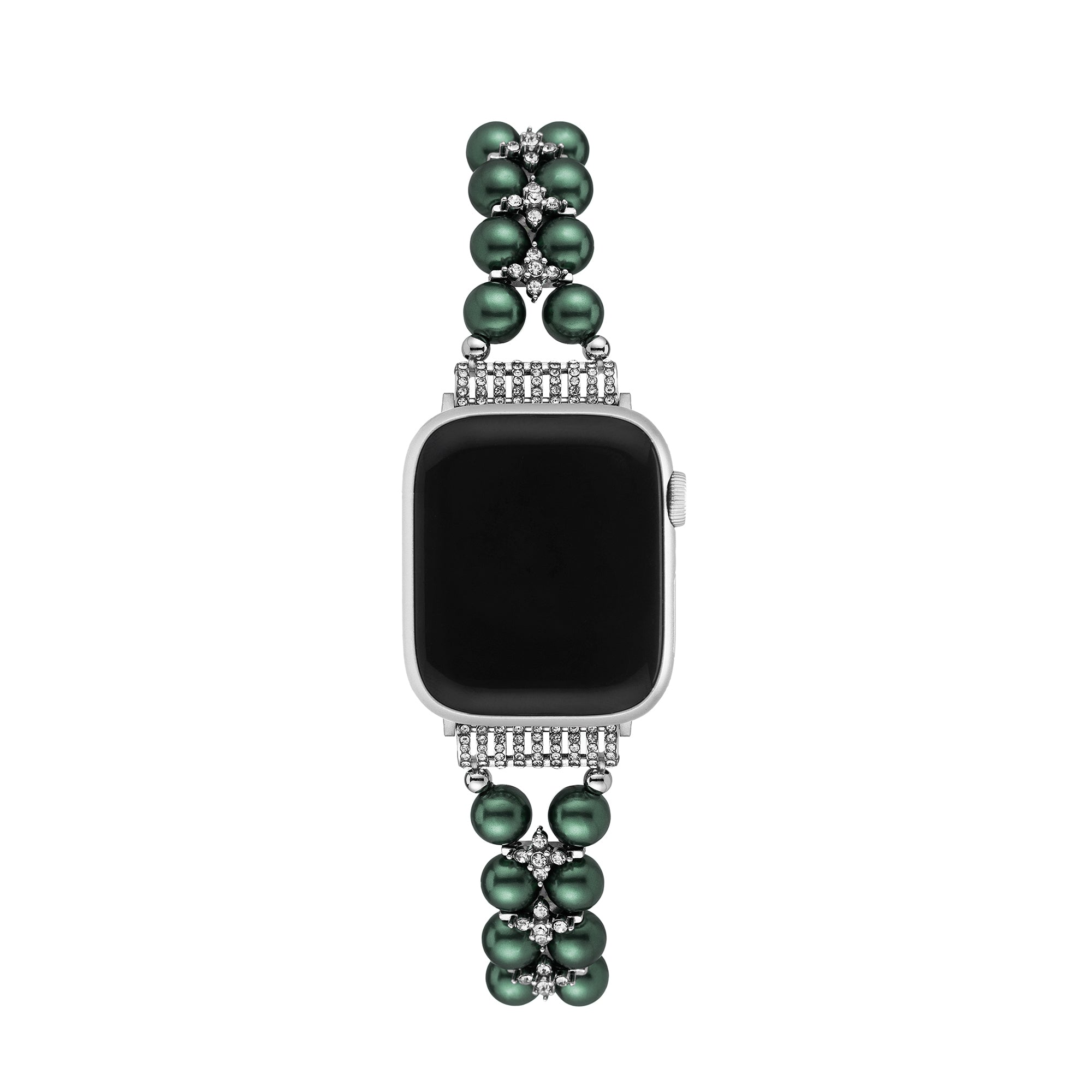 Pearl adorned Rhinestone Watch Band for Apple Watch
