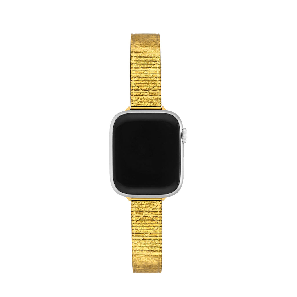 Diamond Textured Stainless Steel Watch Band for Apple Watch