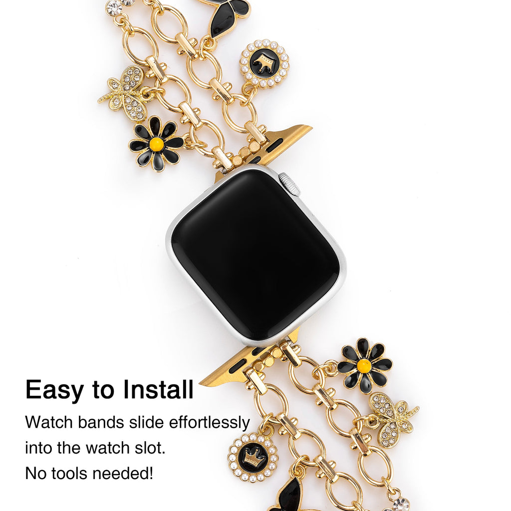 Sunflower Pendant Watch Band for Apple Watch