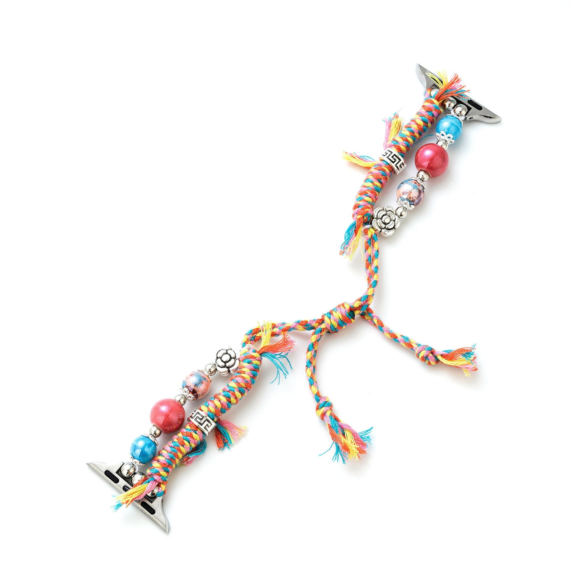 Exotic Beaded Braid Watch Bracelet for Apple Watch