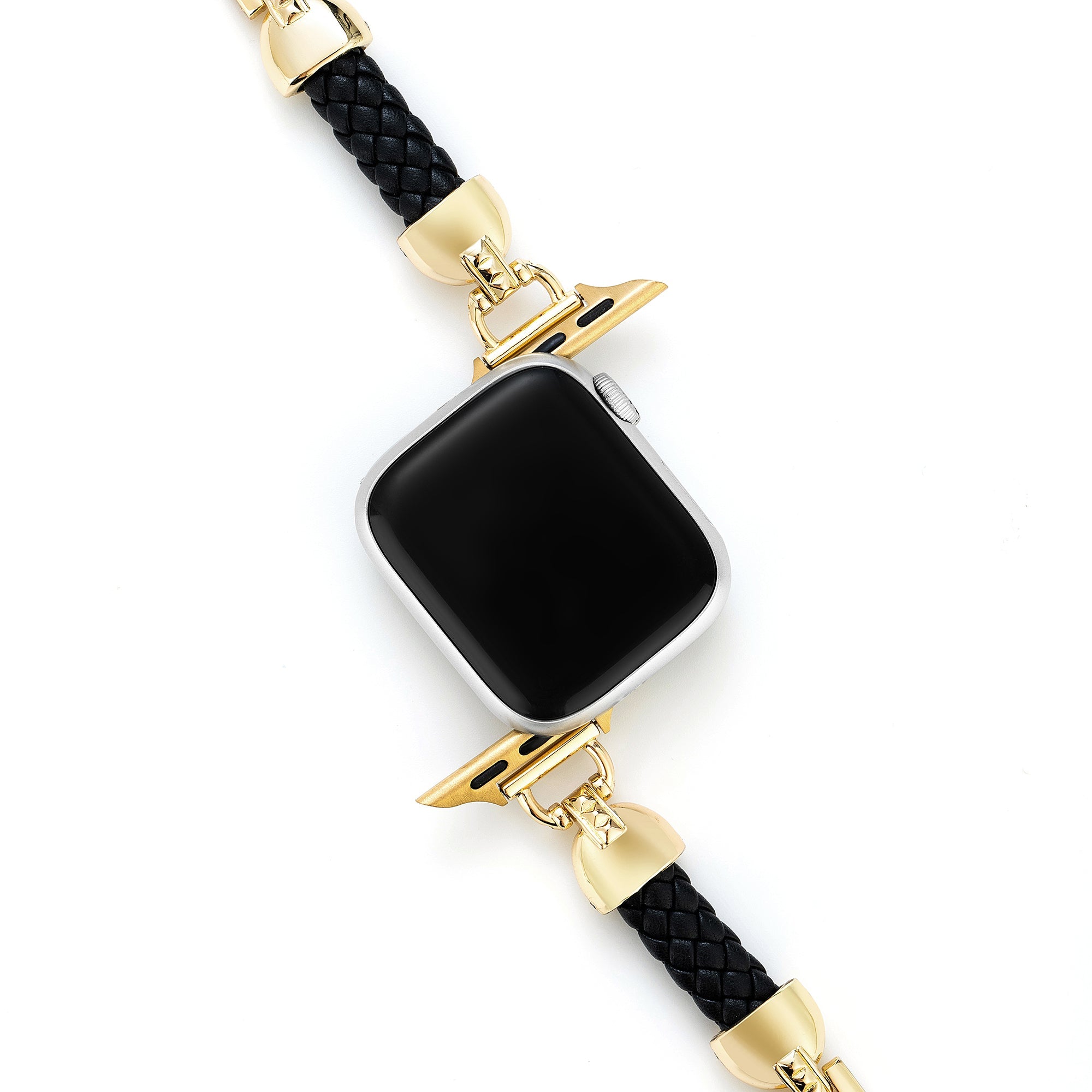 Slim Woven Metal Watch Band for Apple Watch