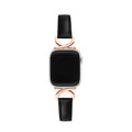 Bamboo Grainy Patent Leather Watch Band for Apple Watch