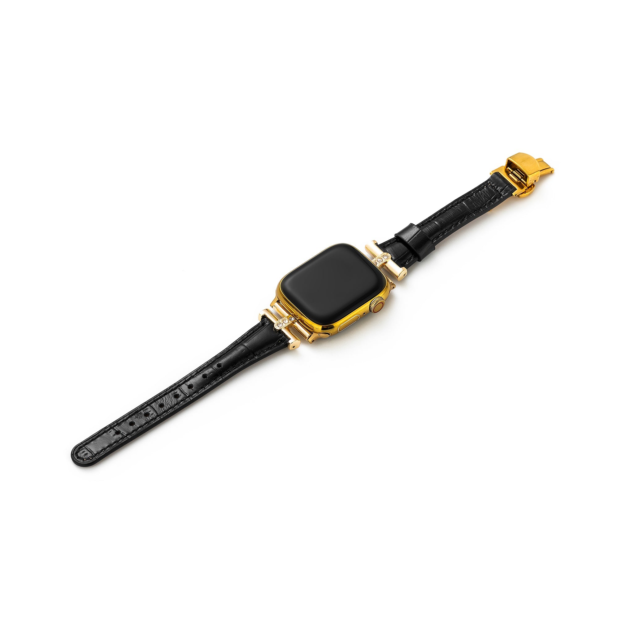 Textured Leather Watch Band