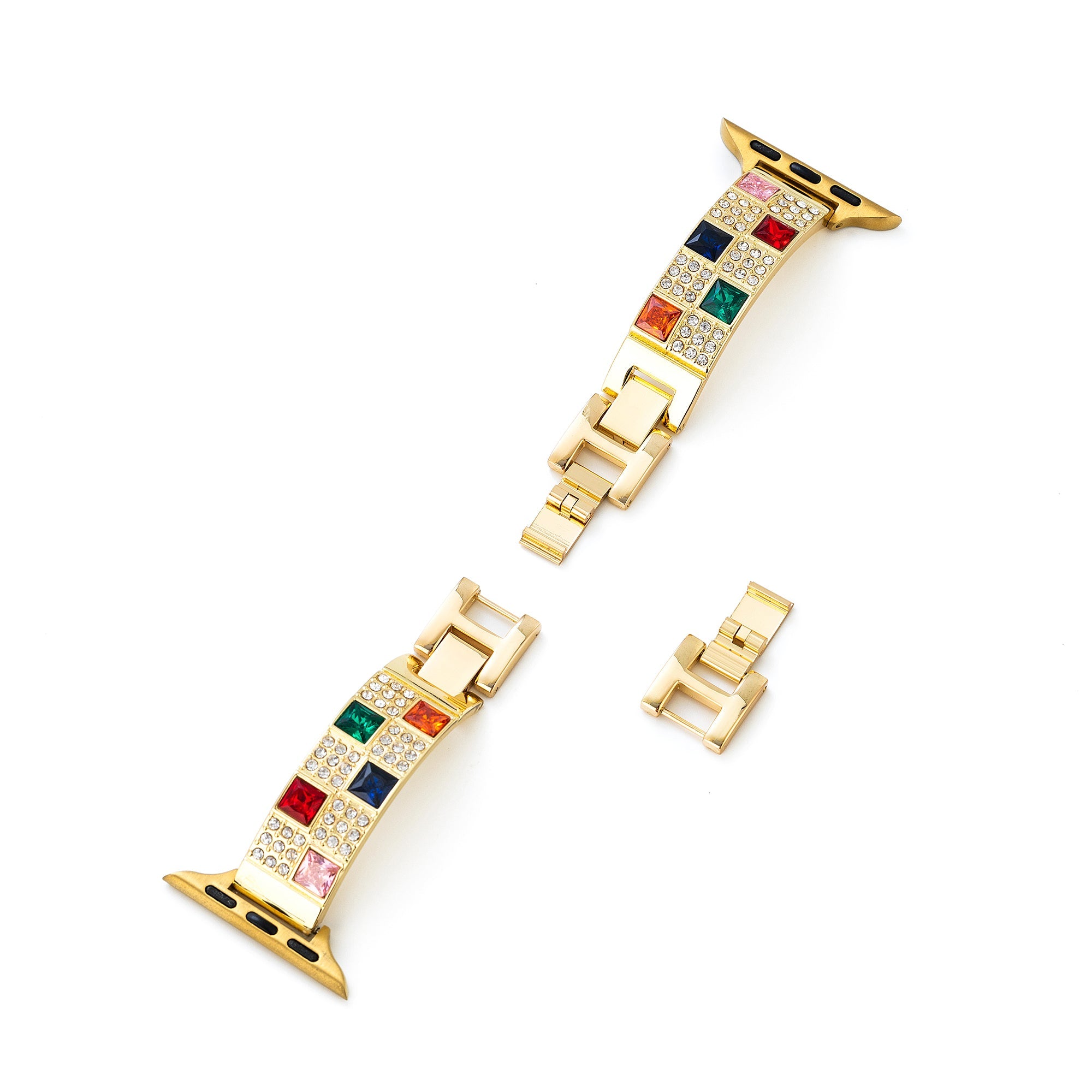Glitter Diamond Metal Watch Band