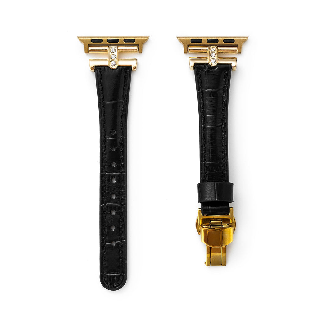 Textured Leather Watch Band