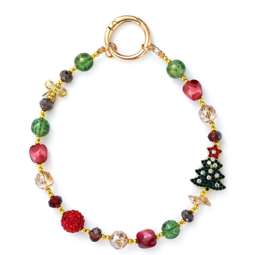 Festive Sparkle Beaded Phone Strap