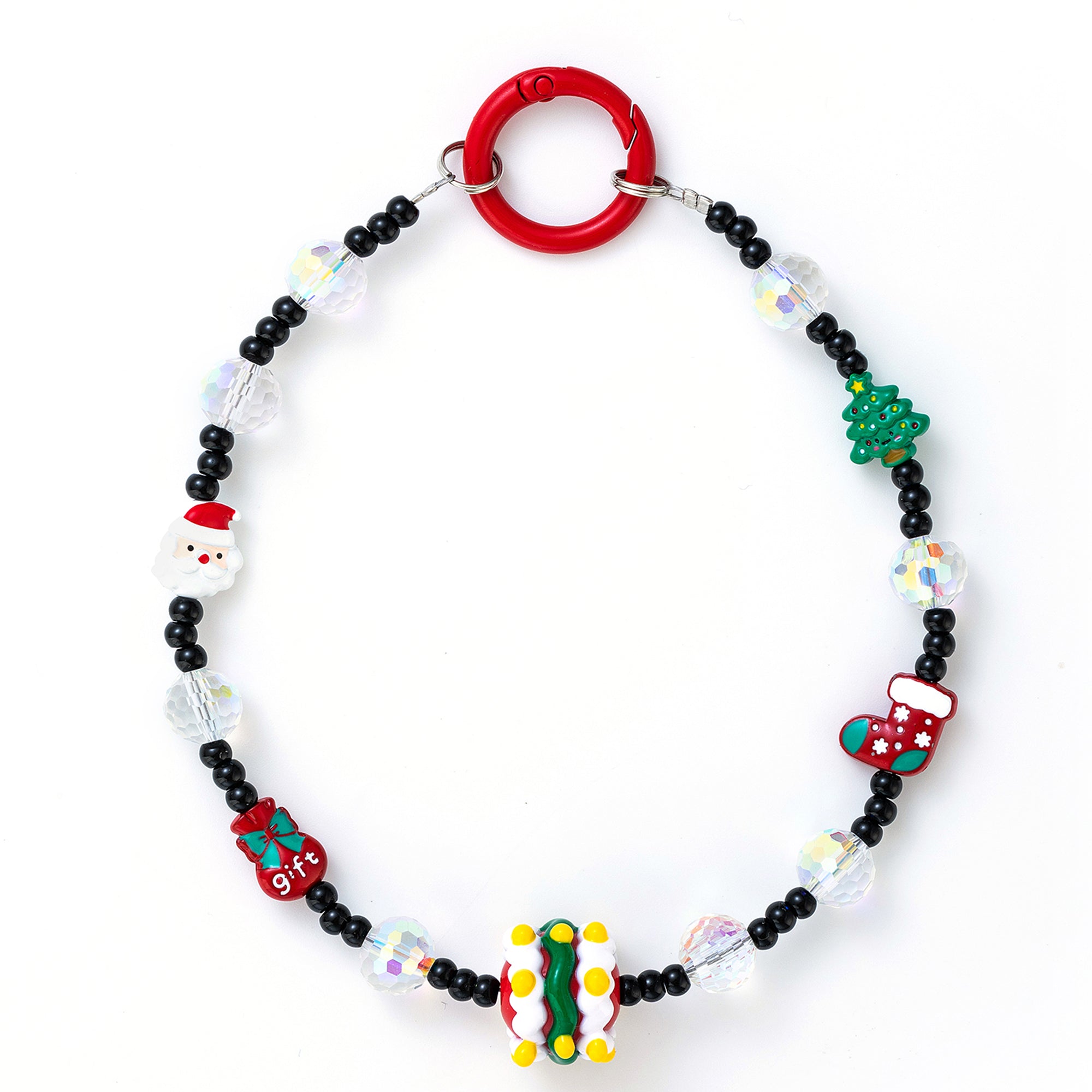Festive Beaded Phone Strap