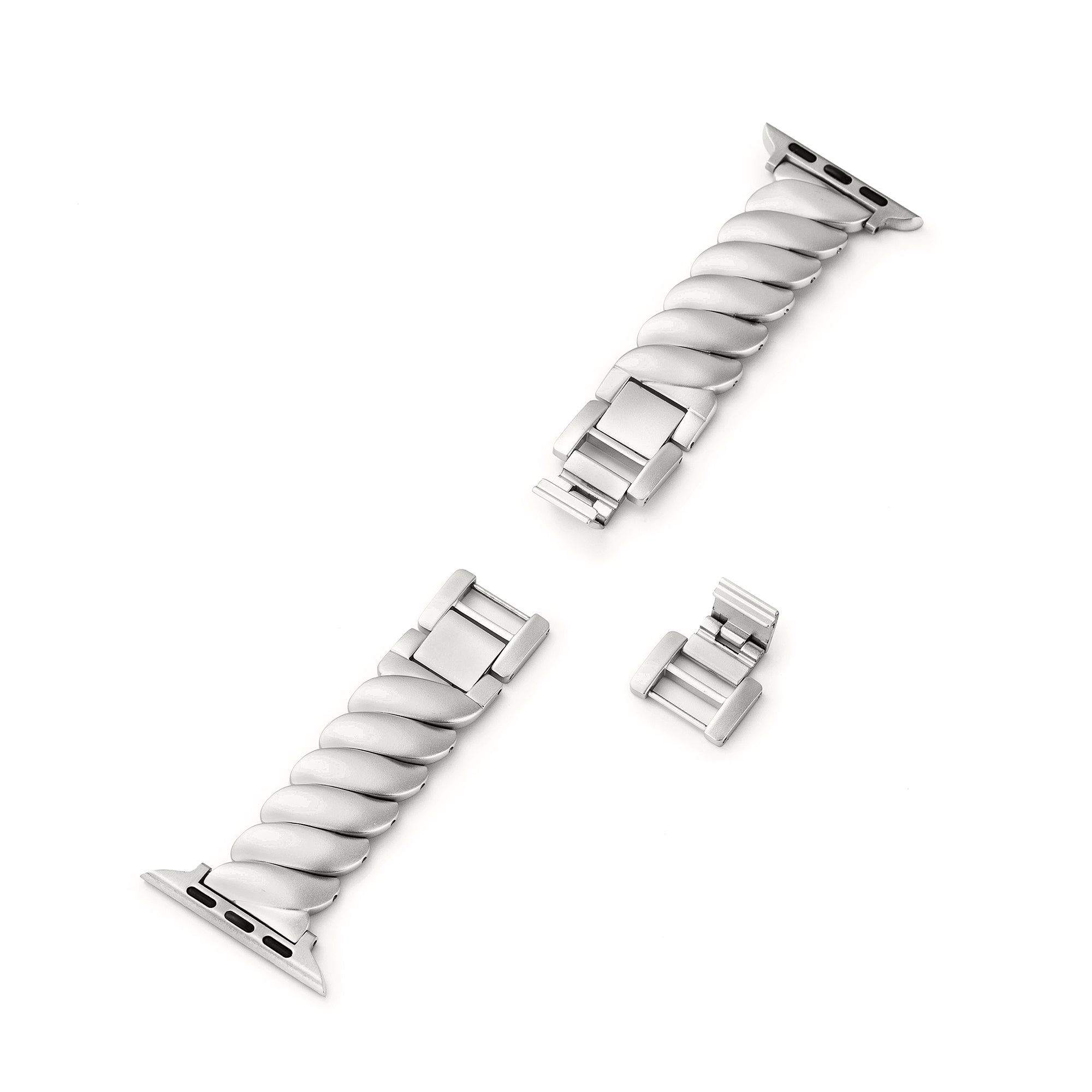 Wavy Stainless Steel Watch Band for Apple Watch