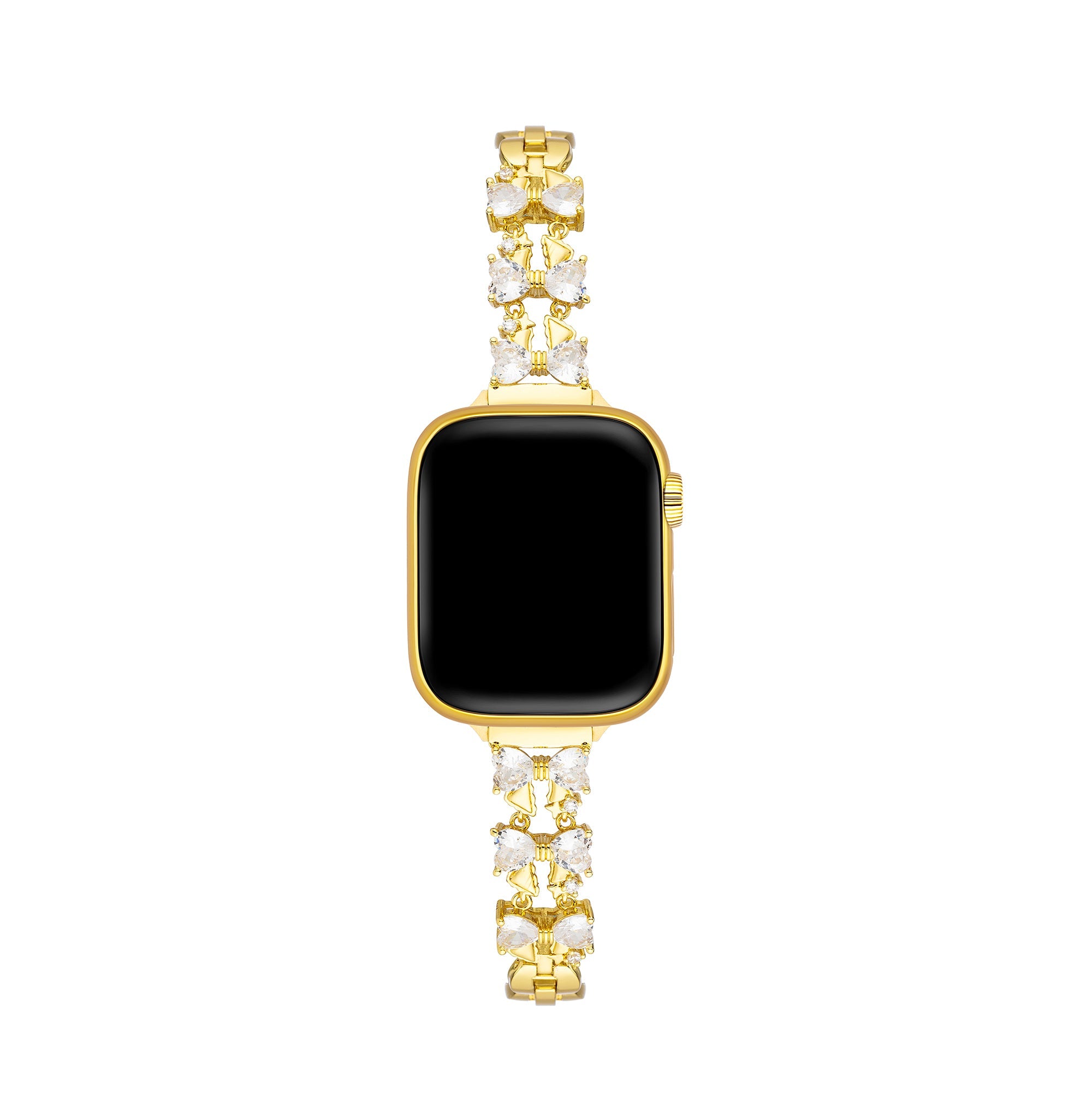 Zircon Bowknot Copper Watch Band for Apple Watch