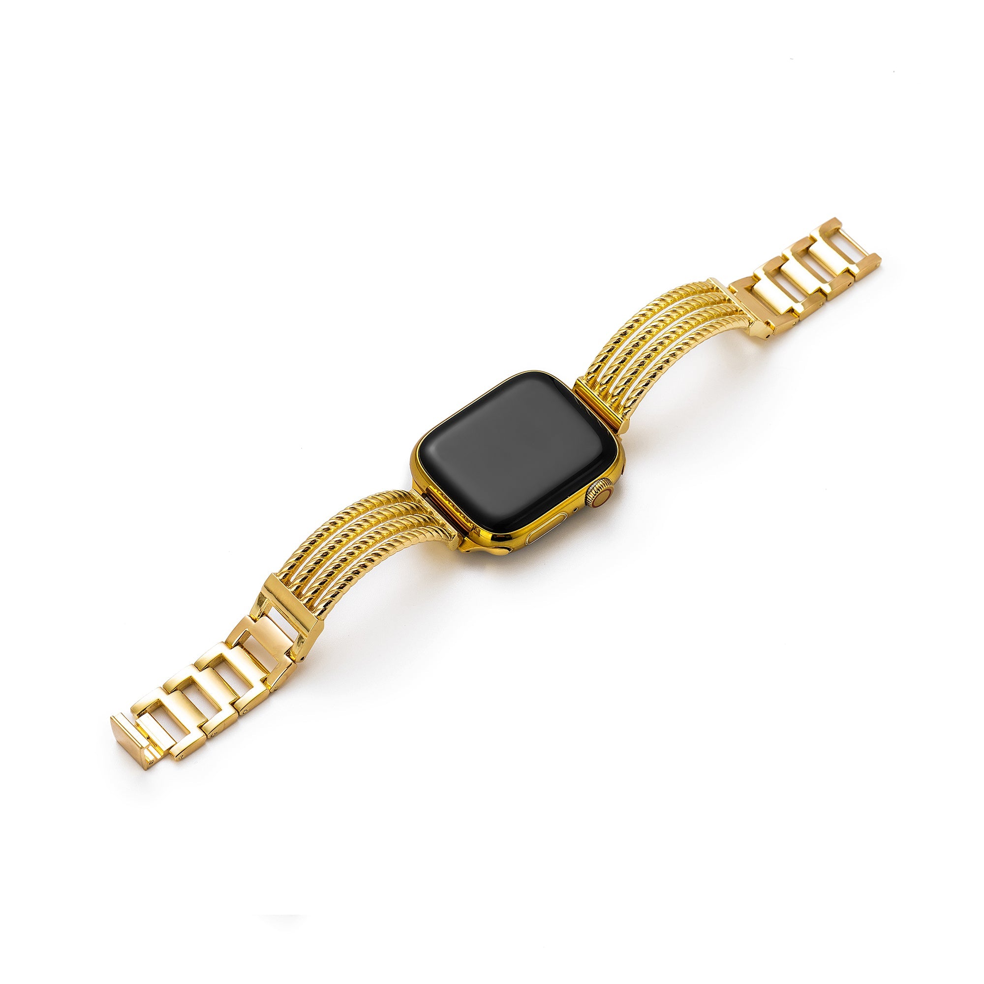 Sculpted Beam Metal Watch Band for Apple Watch