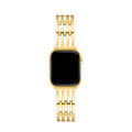 Unisex Strata Stripe Metal Watch Band