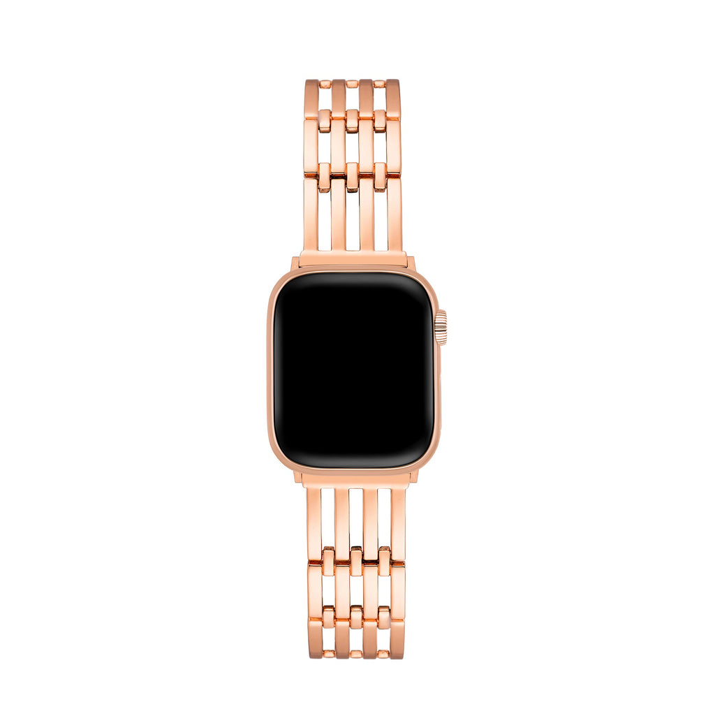 Unisex Strata Stripe Metal Watch Band