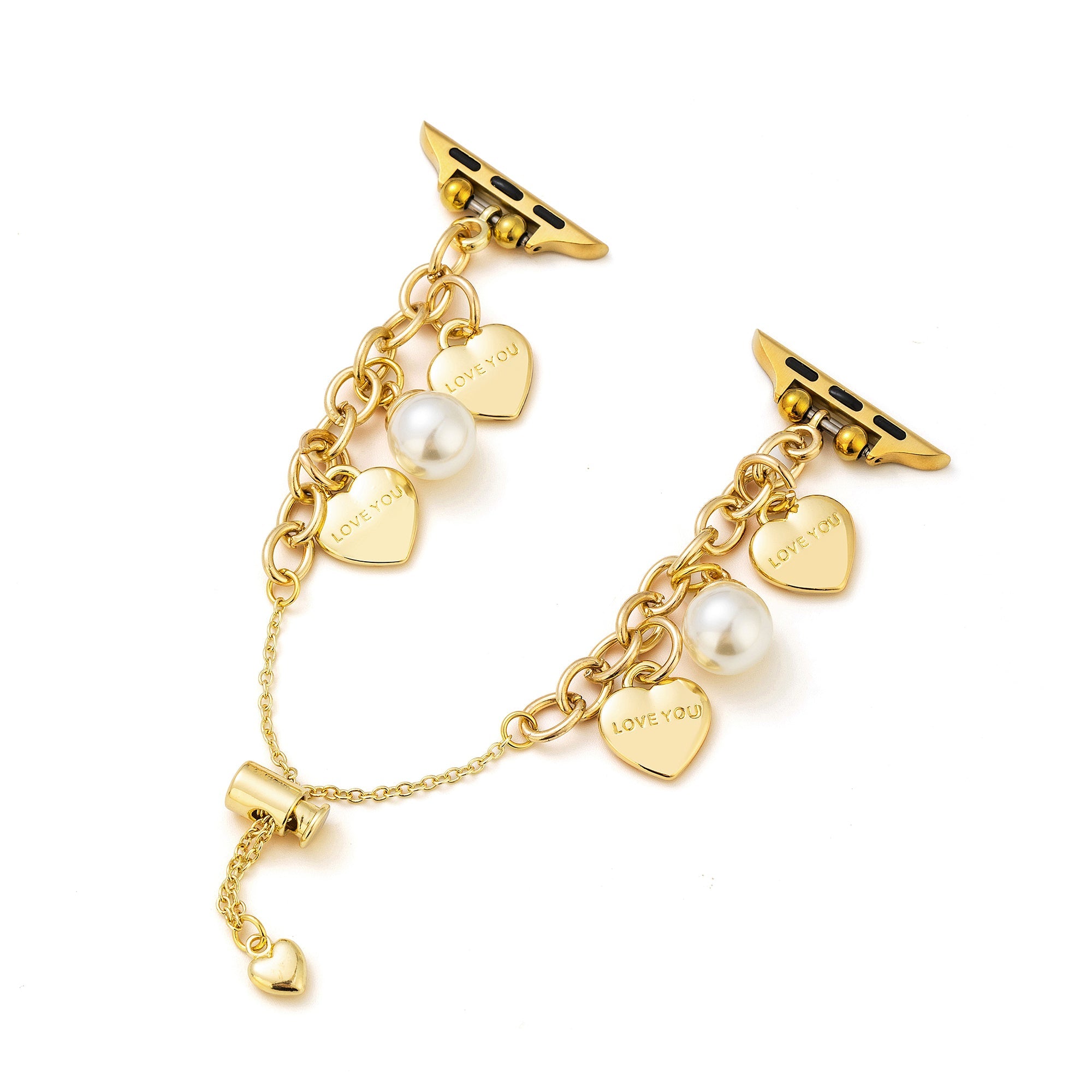 Love Pendant Metal Watch Band for Apple Watch