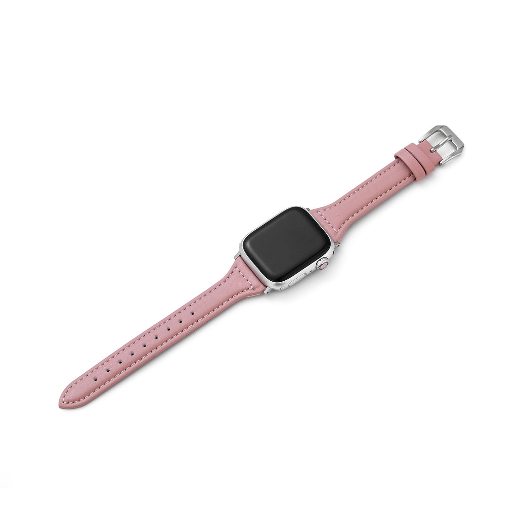 Minimalist Genuine Leather Watch Band for Apple Watch