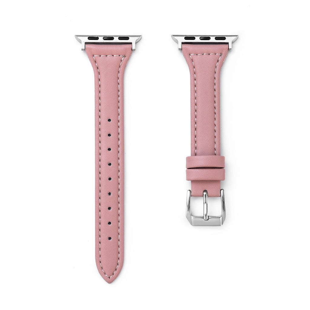 Minimalist Genuine Leather Watch Band for Apple Watch