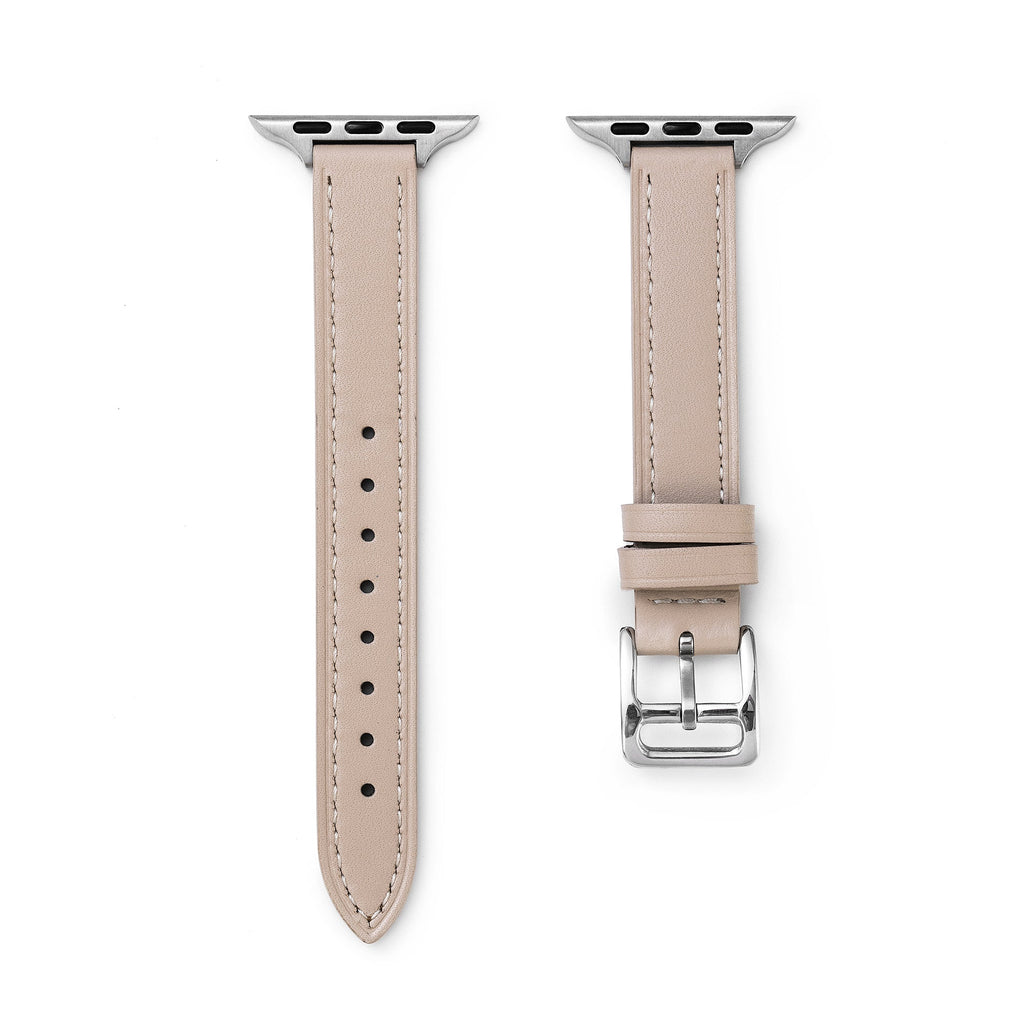 Slim Genuine Leather Watch Band