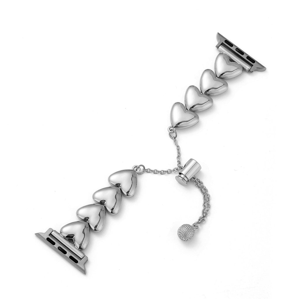 Polished Love Metal Watch Band for Apple Watch