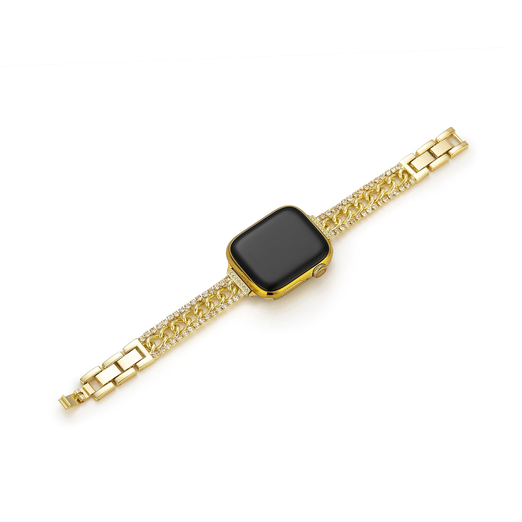 Shimmering Chain Metal Watch Band